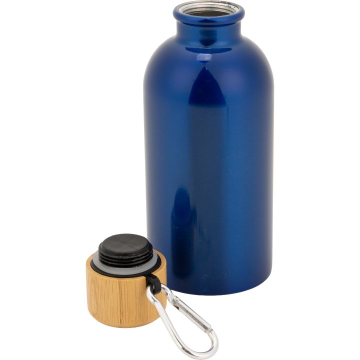 Butelka metalowa 400 ml MARILYN - Niebieski