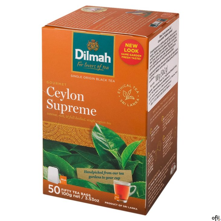 Herbata DILMAH Ceylon Supreme Single ORIgin 50t czarna
