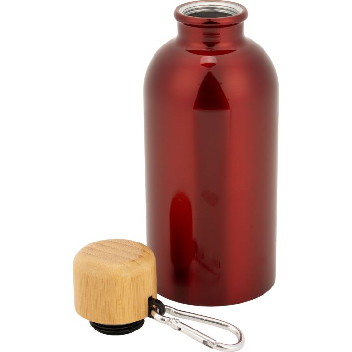 Butelka metalowa 400 ml MARILYN - Czerwony