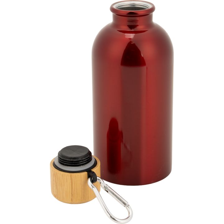 Butelka metalowa 400 ml MARILYN - Czerwony