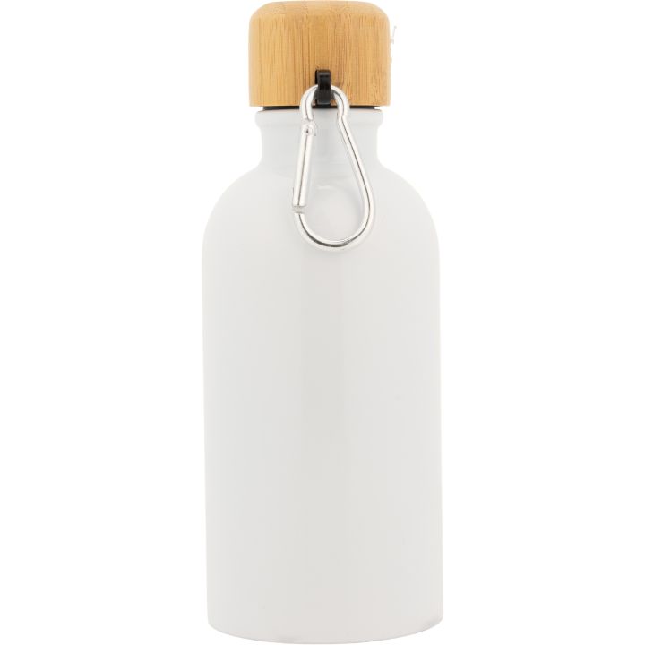 Butelka metalowa 400 ml MARILYN - Biały