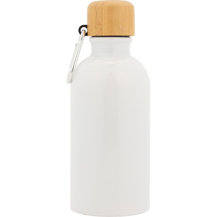 Butelka metalowa 400 ml MARILYN - Biały