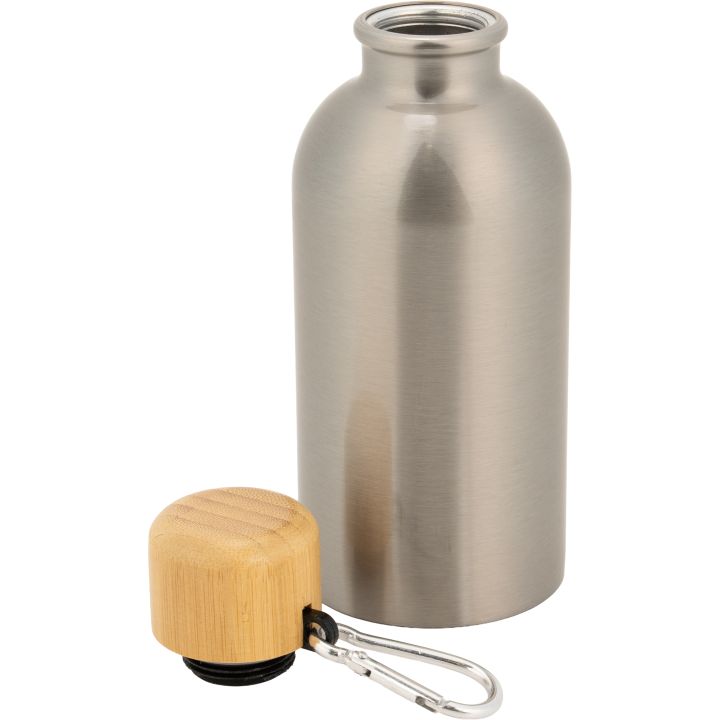 Butelka metalowa 400 ml MARILYN - Szary