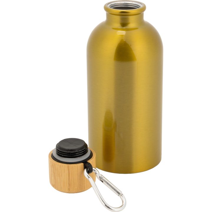 Butelka metalowa 400 ml MARILYN - żółty