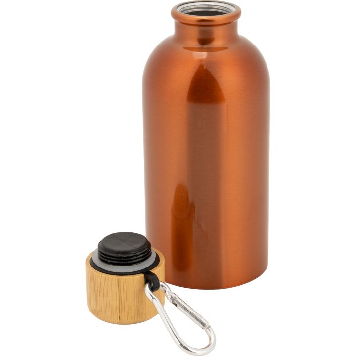 Butelka metalowa 400 ml MARILYN - Pomarańczowy