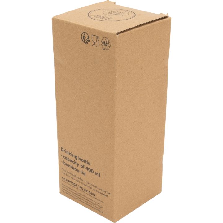 Butelka metalowa 400 ml MARILYN - Pomarańczowy