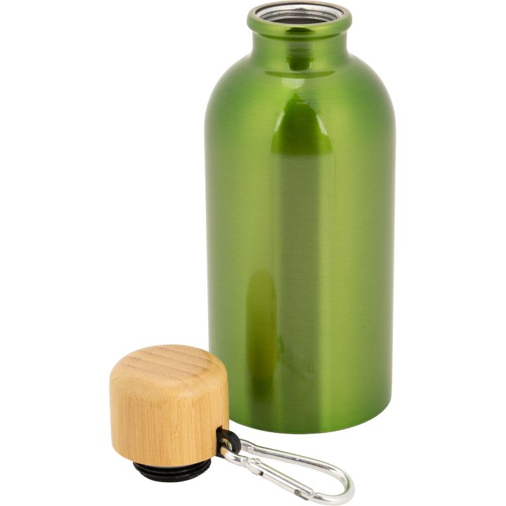 Butelka metalowa 400 ml MARILYN - Jasnozielony