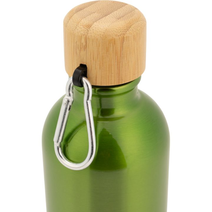 Butelka metalowa 400 ml MARILYN - Jasnozielony