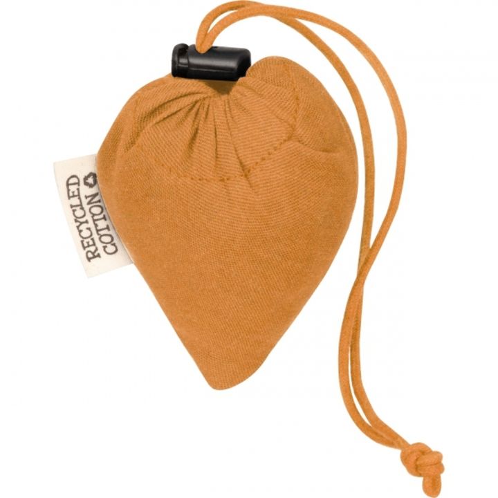 Składana torba z bawełny i poliestru z recyklingu 118 g/m² ANJA - Pomarańczowy