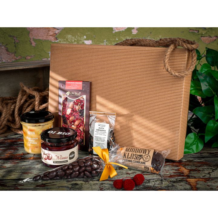 Zestaw prezentowy Zmysłowe Smaki - Beżowy