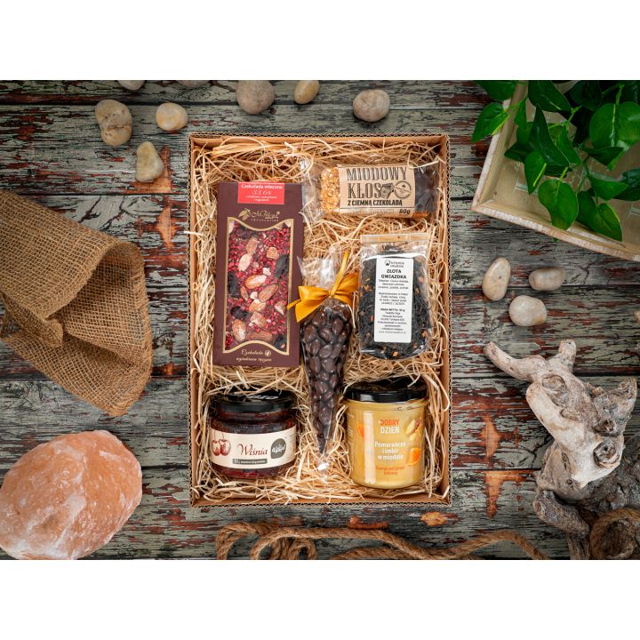 Zestaw prezentowy Zmysłowe Smaki - Beżowy