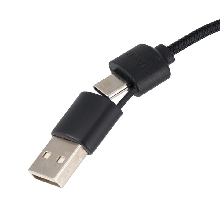 Kabel z ładowarką indukcyjną 4w1 w drewnianej obudowie - i5w - Beżowy