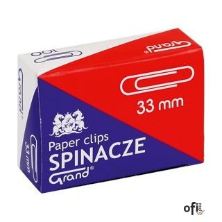 Spinacz R-33 mm GRAND 1op x 100sztuk 110-1382