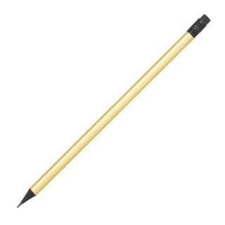 Ołówek z gumką JAMES - Złoty