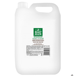 BIAŁY JELEŃ Mydło w płynie hipoalergiczne 5l 5548