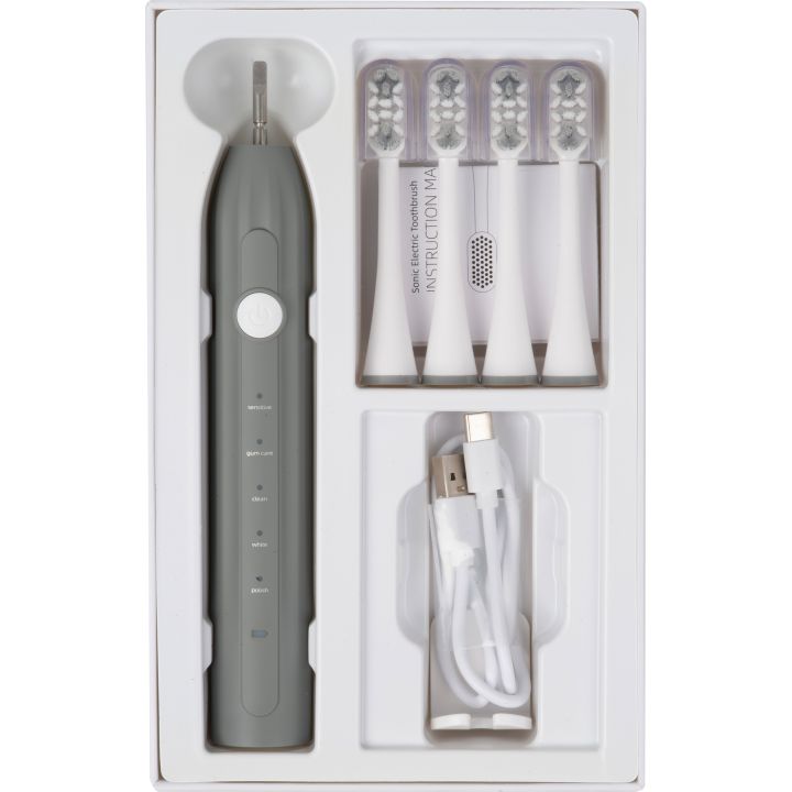 Elektryczna szczoteczka do zębów CrisMa HEINZ - Ciemnoszary