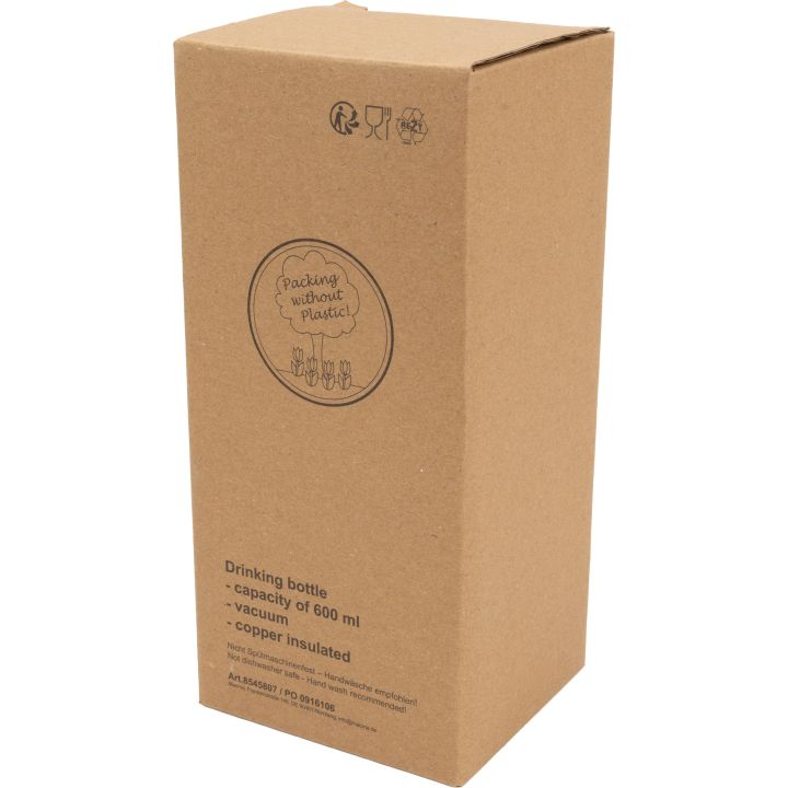 Termiczna butelka 600 ml NESTOR - Szary