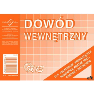 K-13 Dowód wewnętrzny A6 MICHALCZYK&PROKOP