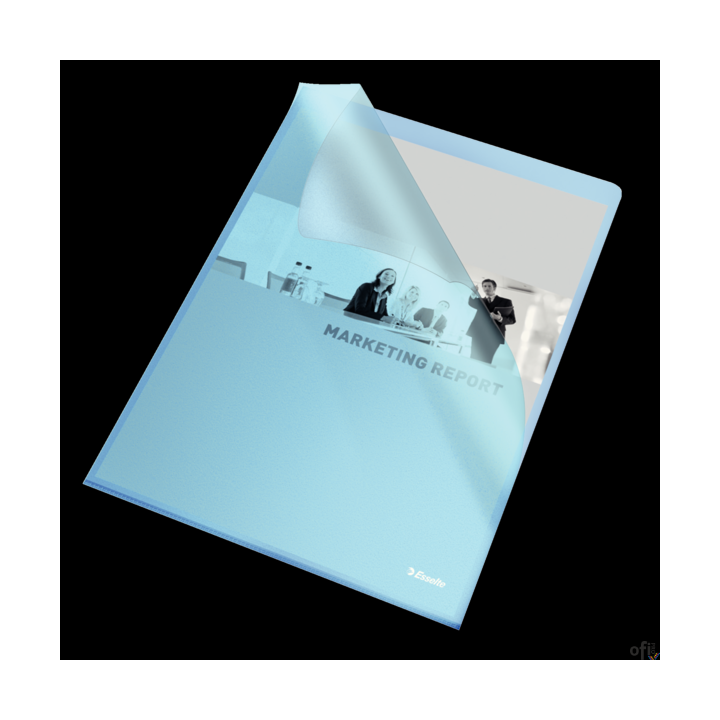 Ofertówki groszkowe A4 115mic niebieskie (25szt) ESSELTE 60834