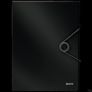 Teczka z gumką PP LEITZ SOLID 30mm czarna 45681095