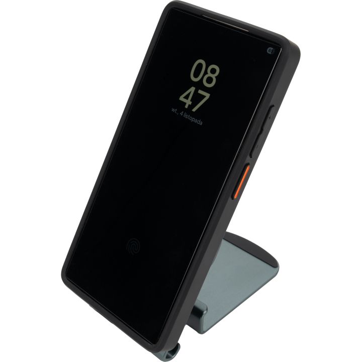 Ładowarka indukcyjna z uchwytem do telefonu - Ciemnoszary