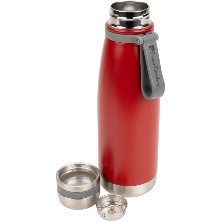 Butelka termiczna 650 ml Pierre Cardin - Czerwony