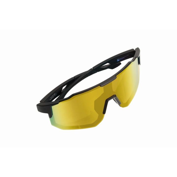 Okulary przeciwsłoneczne polaryzacyjne UV 400 TRINITY Schwarzwolf - Czarny