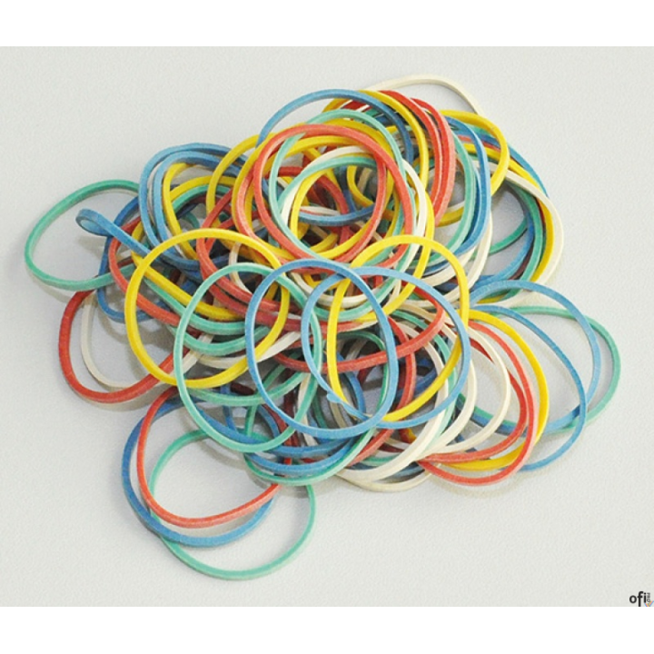 Gumki recepturki Q-CONNECT, 25g, mix kolorów KF10630