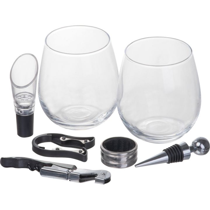 Zestaw do wina MORGAN - Beżowy