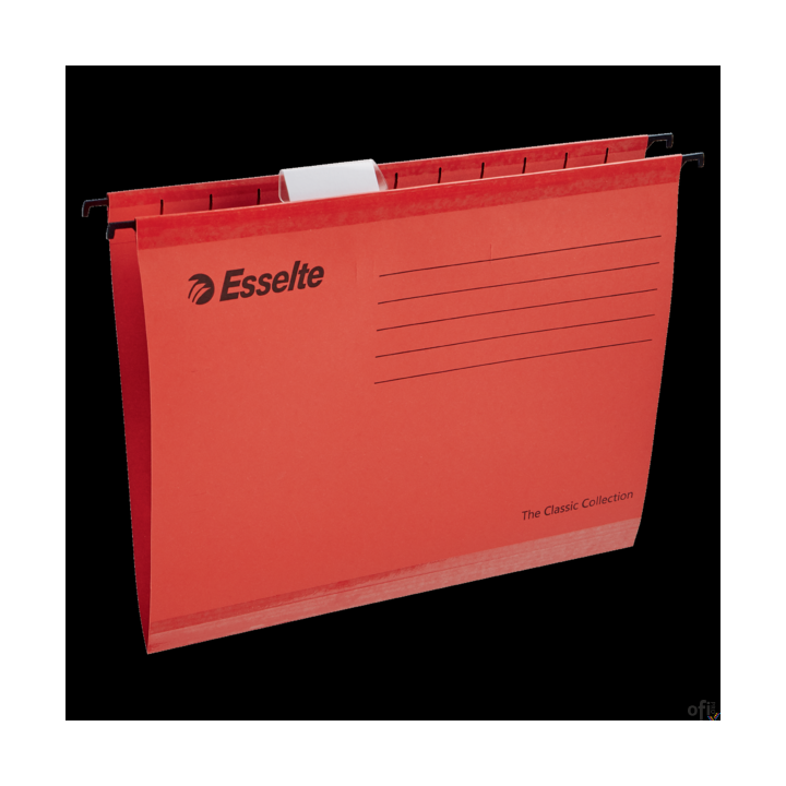 Teczki zawieszane Esselte Classic A4, czerwony, 25 szt. PENDAFLEX 90316