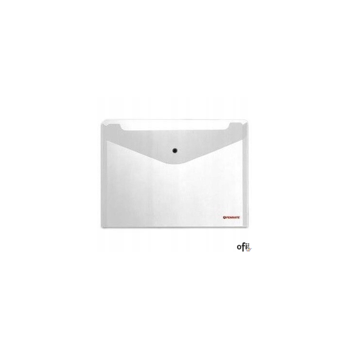 Teczka kopertowa na zatrzask A4 przezroczysta PP-231 TT6705 PENMATE