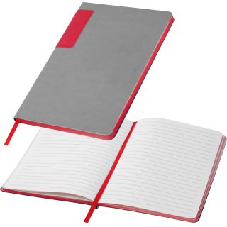 Notatnik A5 w linię EVAN - Czerwony
