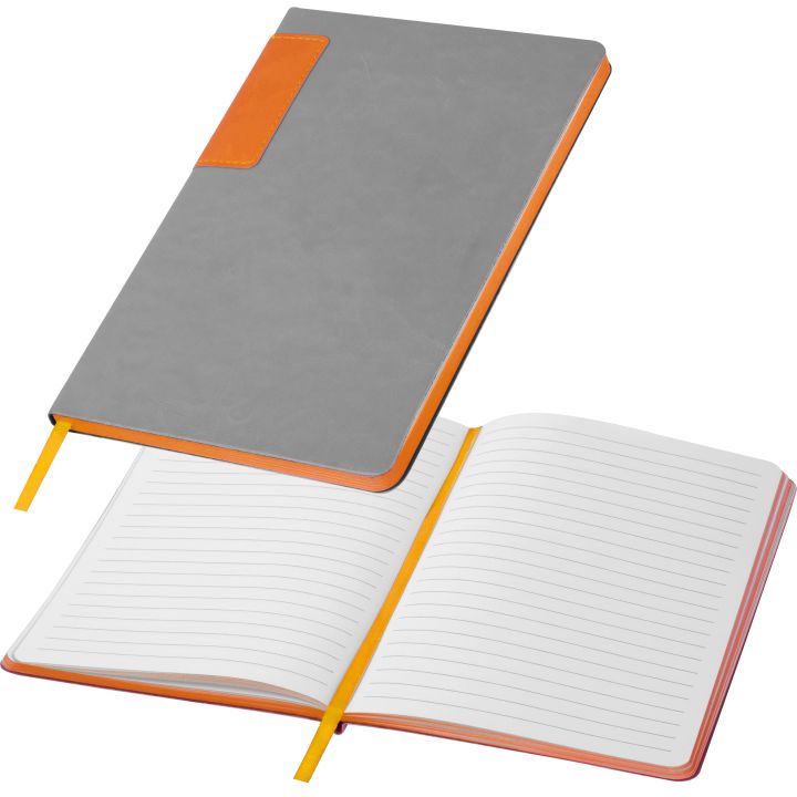 Notatnik A5 w linię EVAN - Pomarańczowy