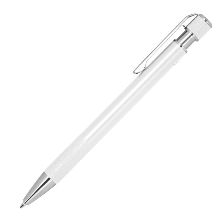 Długopis z aluminium z recyklingu JULIO - Biały