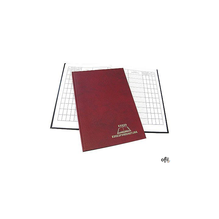Książka korespondencyjna A4 96k - bordo WARTA 1824-229-007