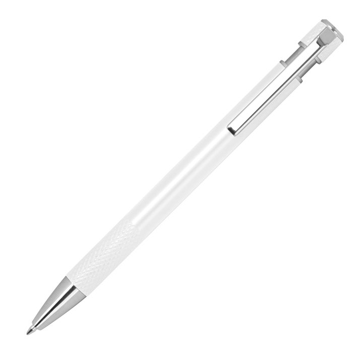 Długopis z aluminium z recyklingu JULIO - Biały