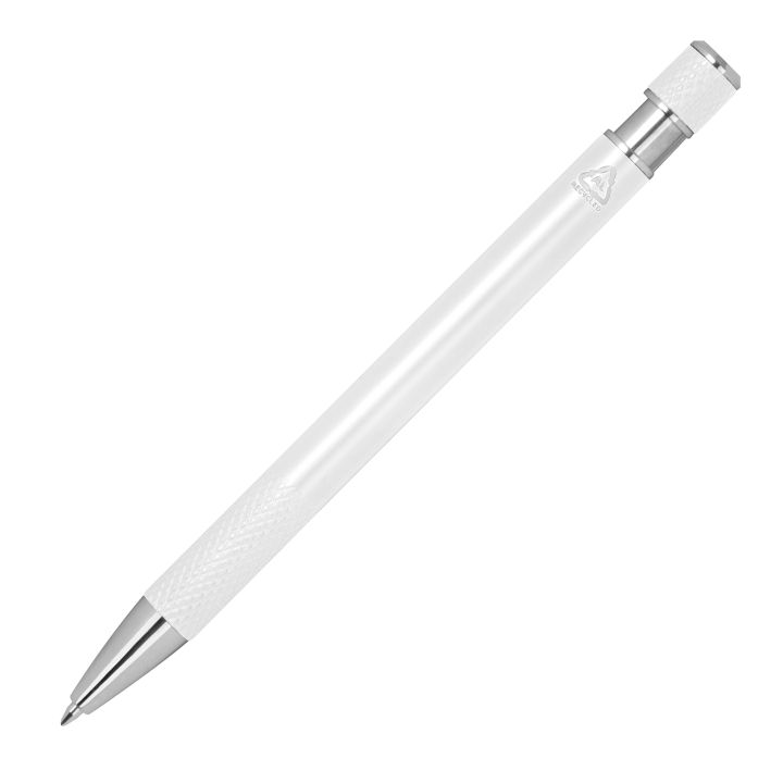 Długopis z aluminium z recyklingu JULIO - Biały