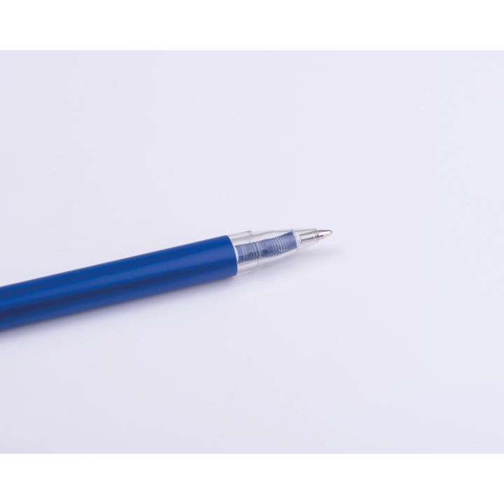 Długopis z aluminium z recyklingu i RPET EUGENE - Niebieski