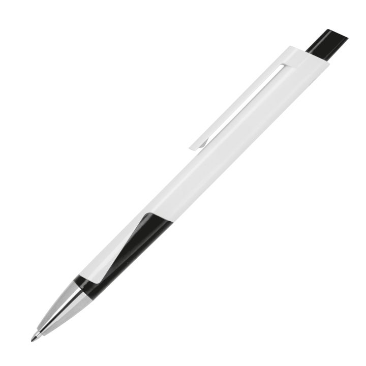 Długopis z ABS z recyklingu MAJA - Czarny