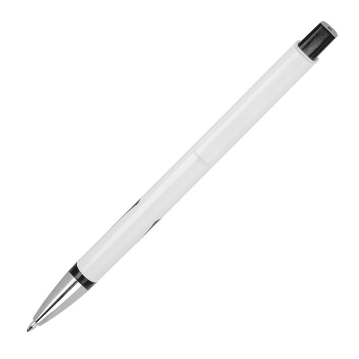 Długopis z ABS z recyklingu MAJA - Czarny