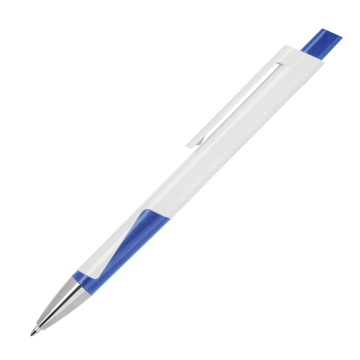 Długopis z ABS z recyklingu MAJA - Niebieski