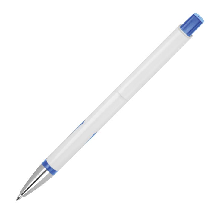 Długopis z ABS z recyklingu MAJA - Niebieski