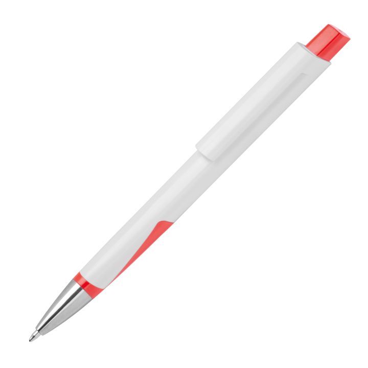 Długopis z ABS z recyklingu MAJA - Czerwony