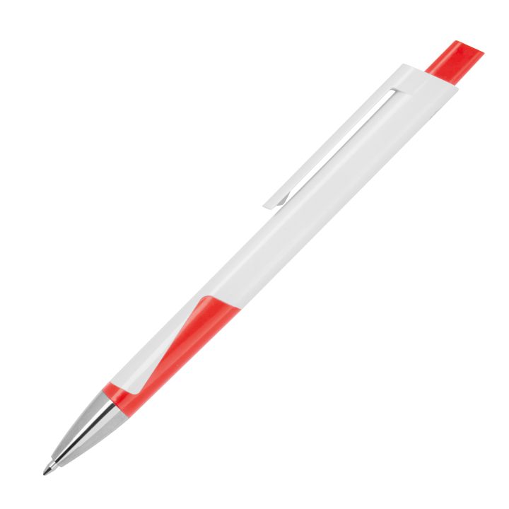 Długopis z ABS z recyklingu MAJA - Czerwony