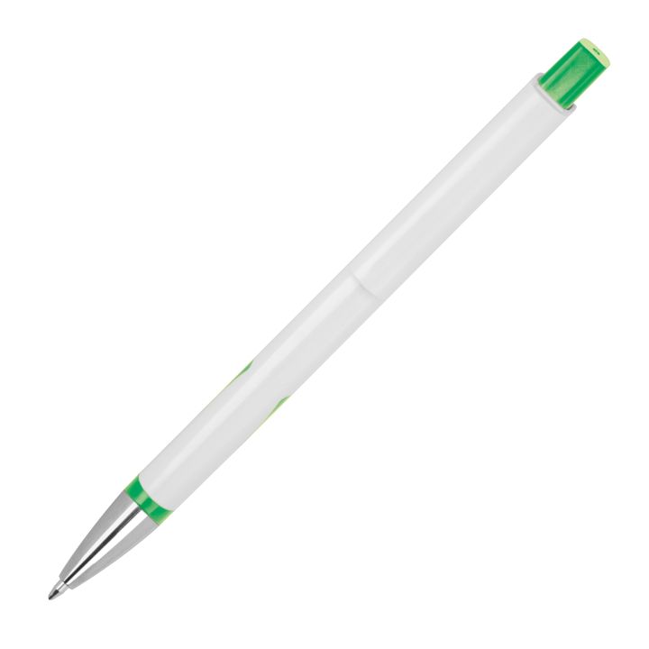 Długopis z ABS z recyklingu MAJA - Zielony