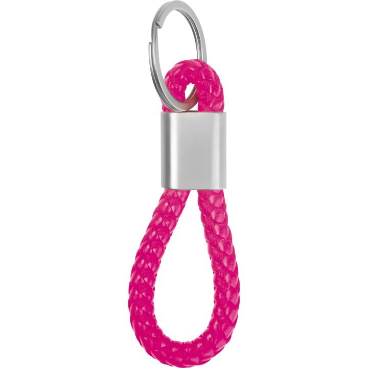 Brelok z PU ERNEST - Różowy