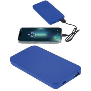 Power bank z ABS z recyklingu 10 000 mAh PRESTON - Niebieski