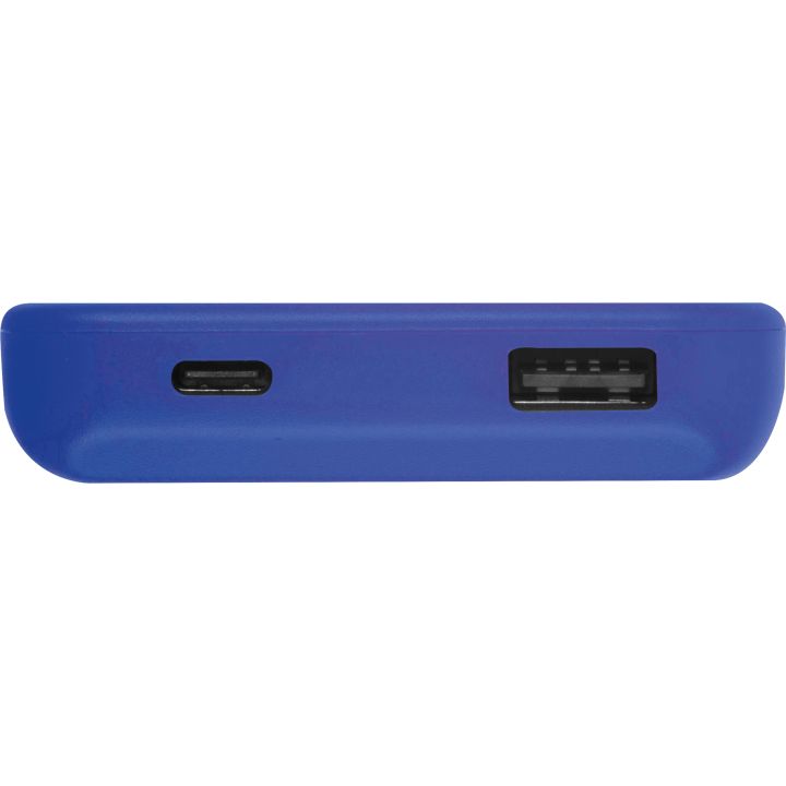 Power bank z ABS z recyklingu 10 000 mAh PRESTON - Niebieski