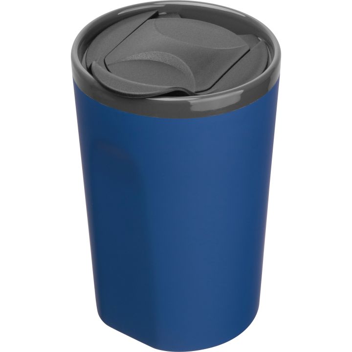 Kubek ceramiczny soft-touch 400 ml TOMAS - Granatowy