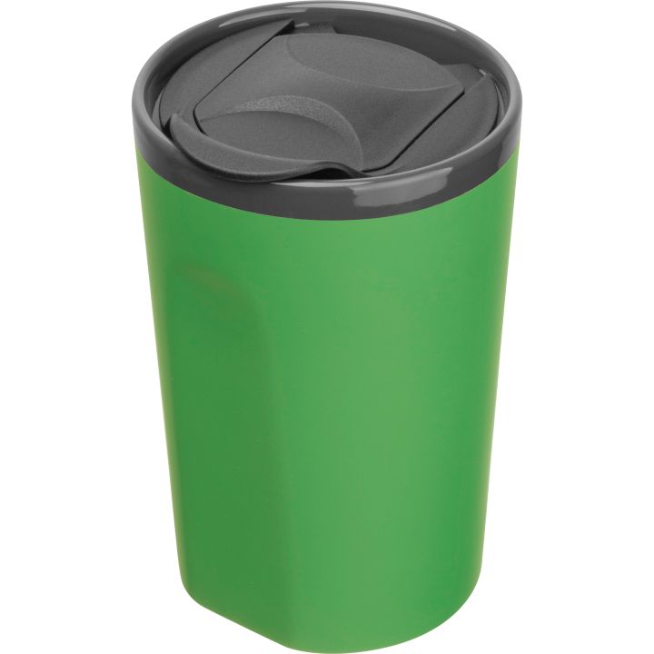 Kubek ceramiczny soft-touch 400 ml TOMAS - Zielony